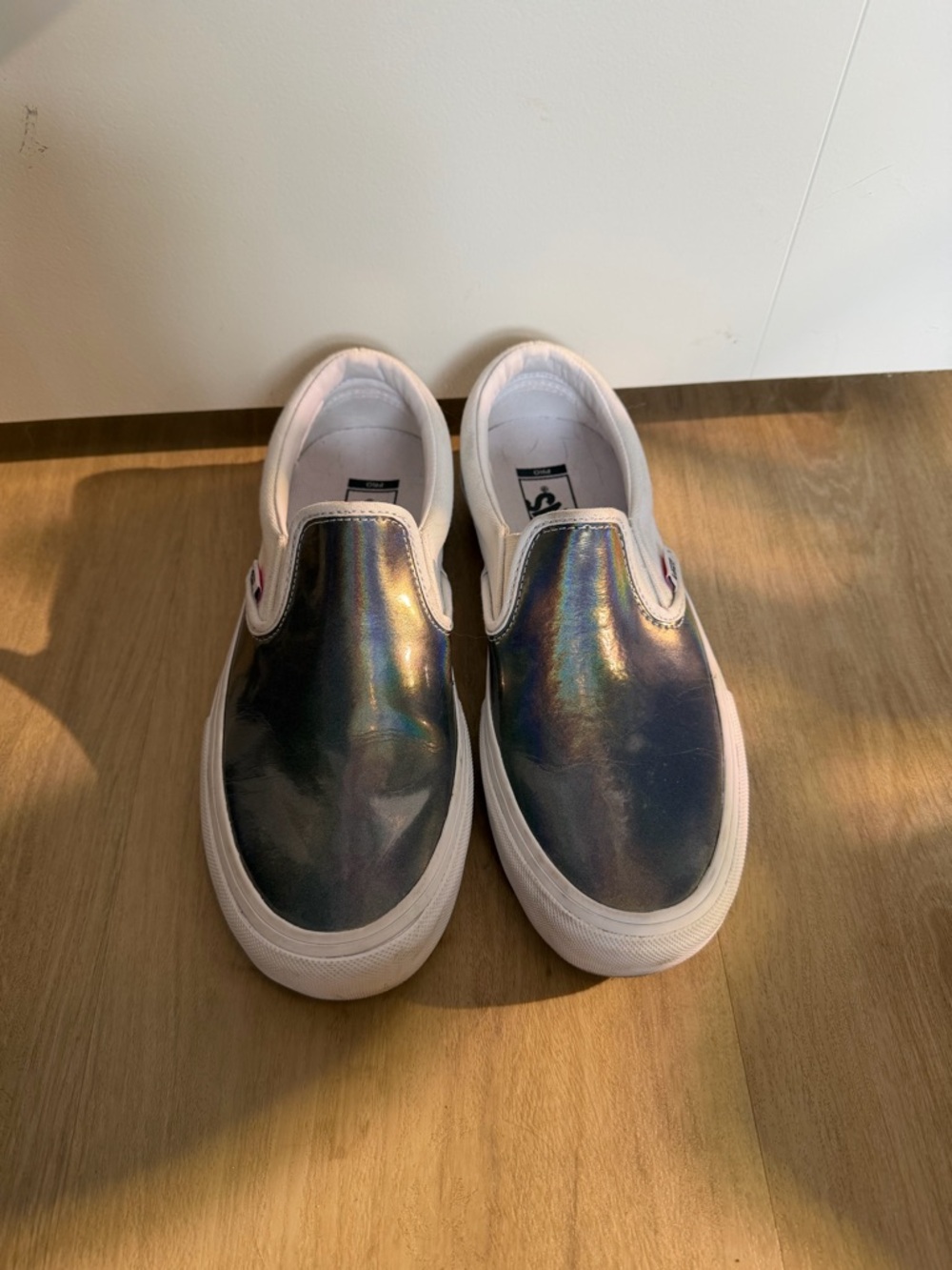 Vans Iridescent Slip-On Sneakers - White Trim